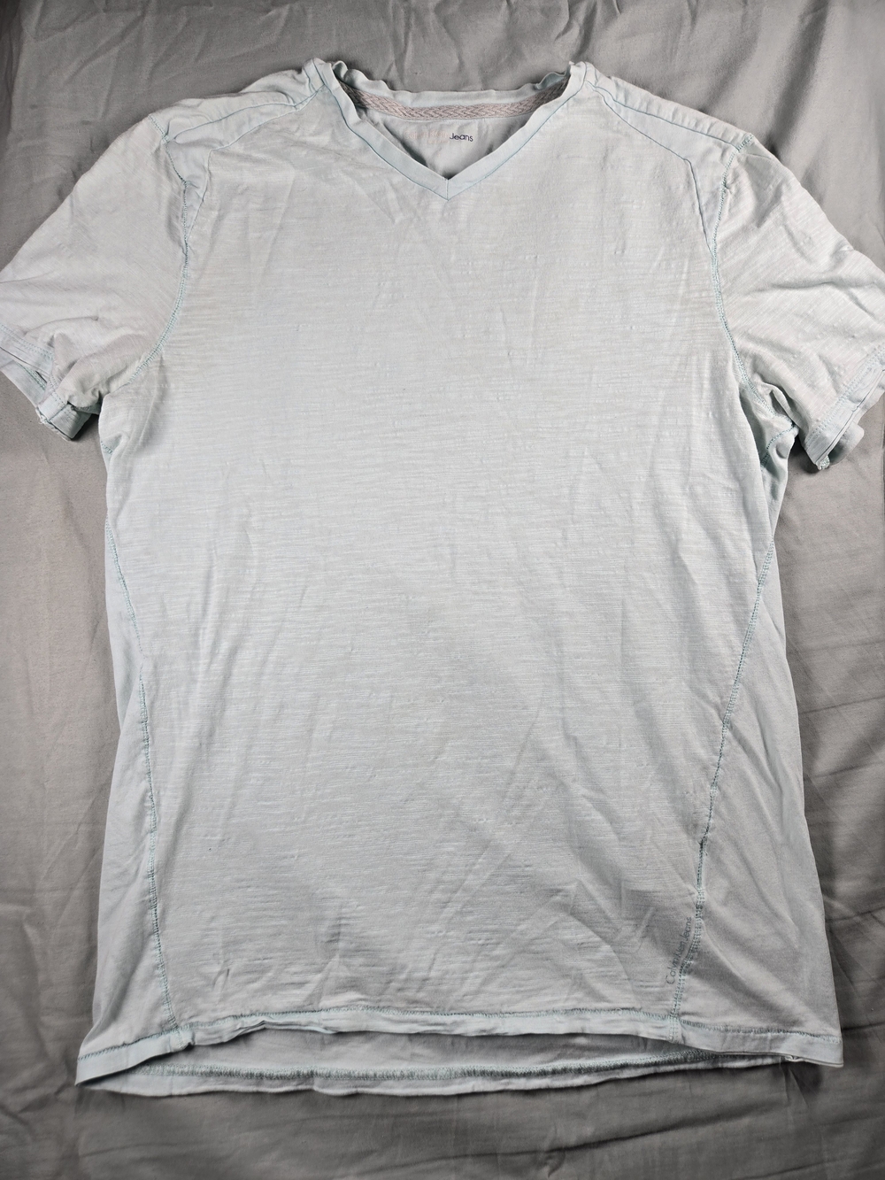 Light Blue V-Neck Men’s Shirt